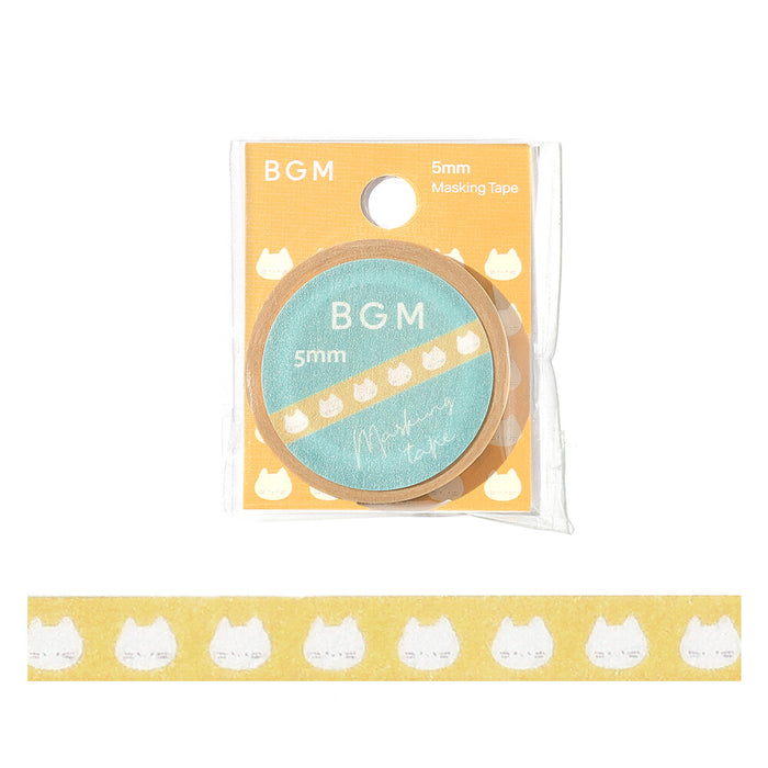 BGM 5mm Washi Tape - Cats