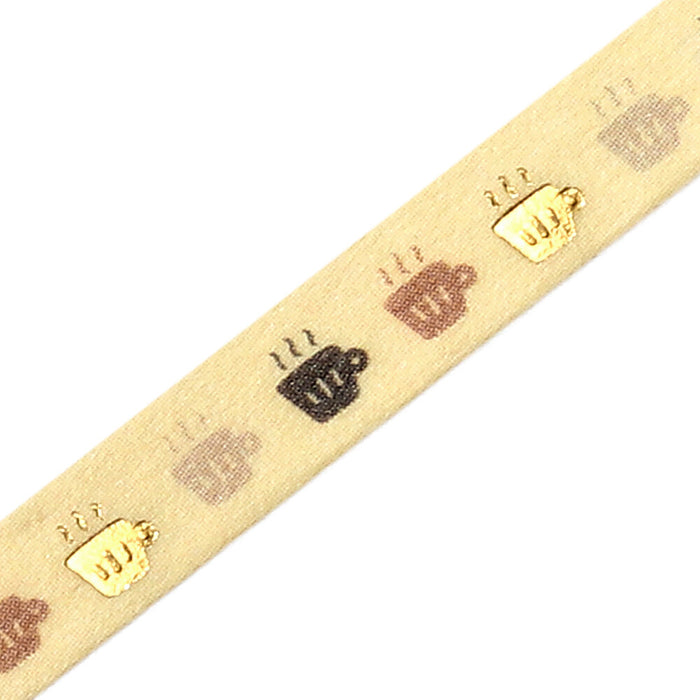 BGM 5mm Foil Stamped Washi Tape - Tea Time
