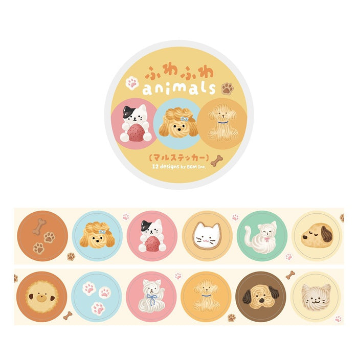 BGM Planner Sticker Roll - Fluffy Animals
