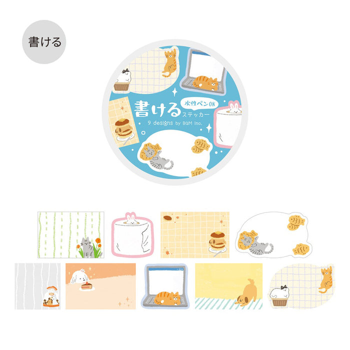 BGM Writable Planner Sticker Roll - Nukumori Biyori