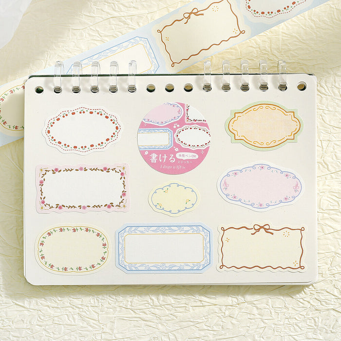 BGM Writable Planner Sticker Roll - Flower Frame