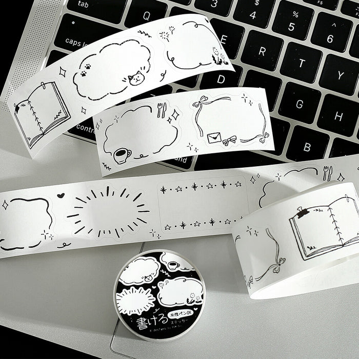 BGM Writable Planner Sticker Roll - Sketches