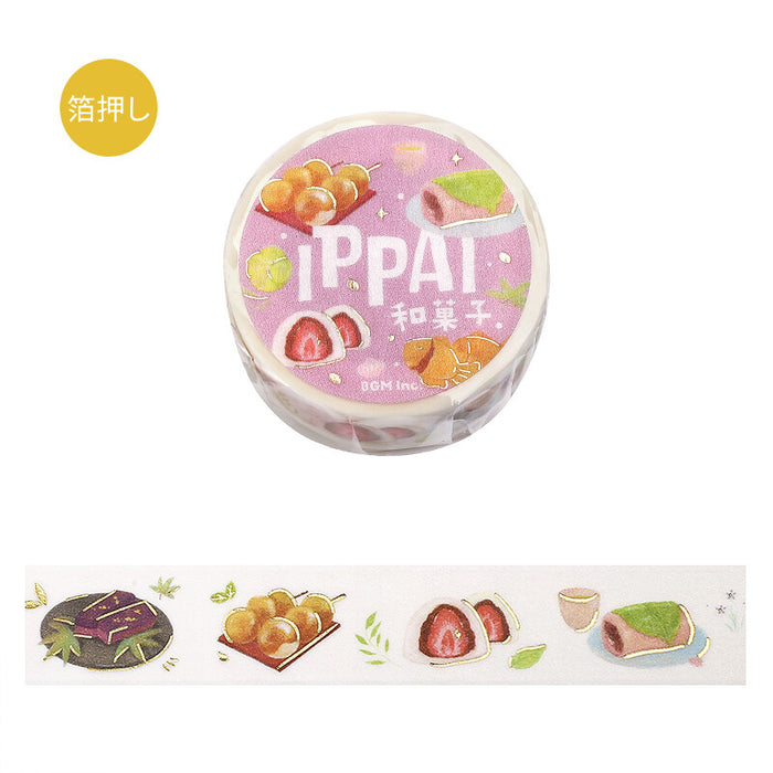 BGM Japan Foil Washi Tape - Lots of Japanese Sweets