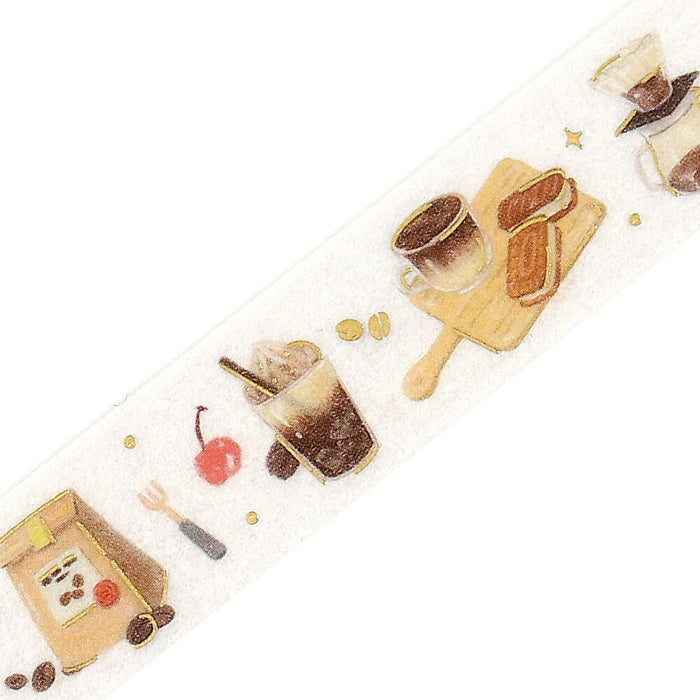 BGM 'Flavour' Series Foil Washi Tape - Coffee