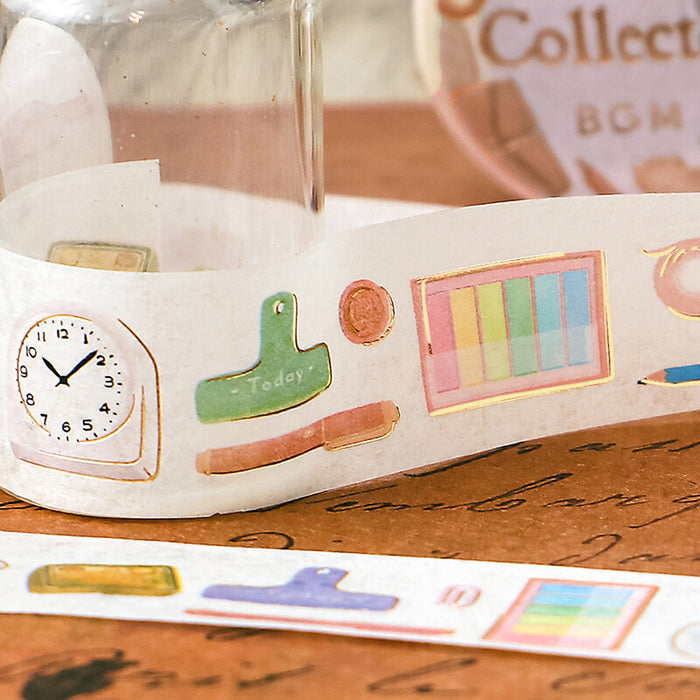 BGM Japan 'My Desk' Series Foil Washi Tape - Collector