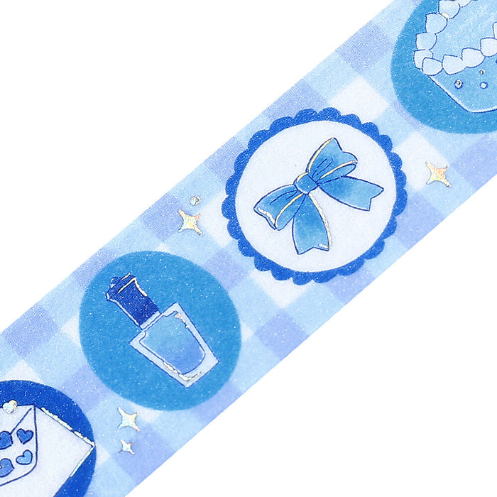 BGM 'Colour Life' Foil Washi Tape - Blue