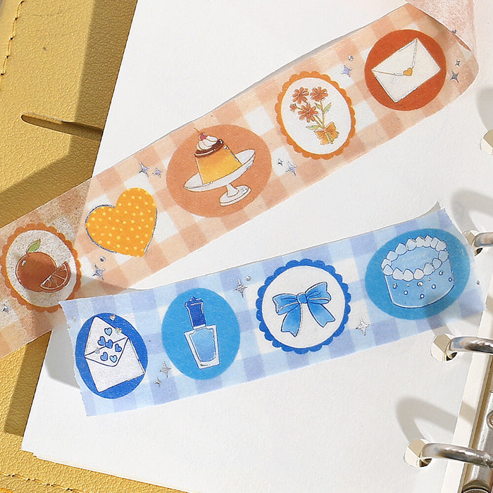 BGM 'Colour Life' Foil Washi Tape - Yellow