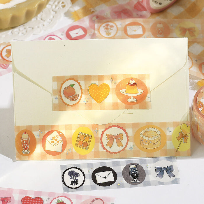 BGM 'Colour Life' Foil Washi Tape - Yellow