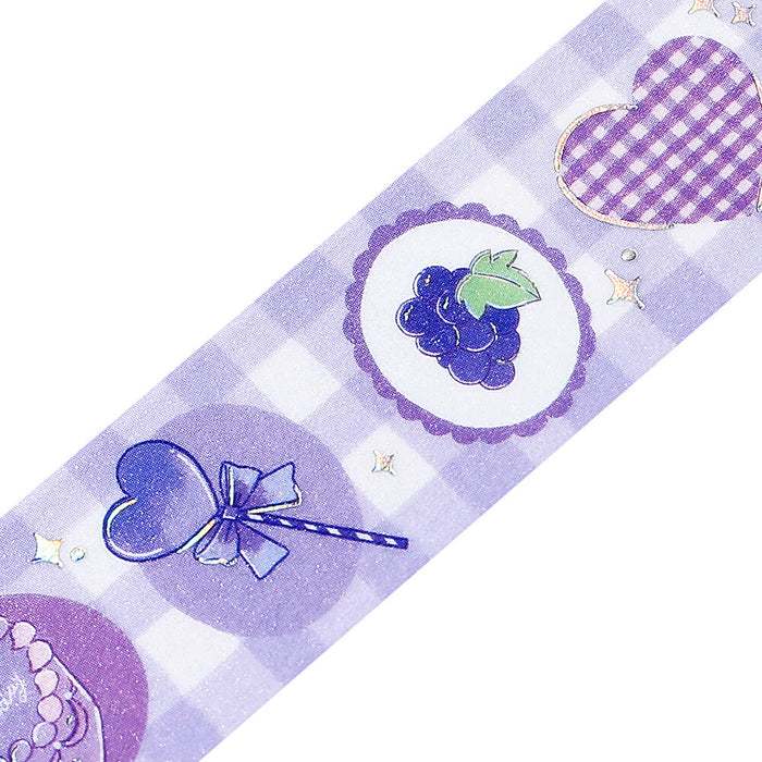 BGM 'Colour Life' Foil Washi Tape - Purple