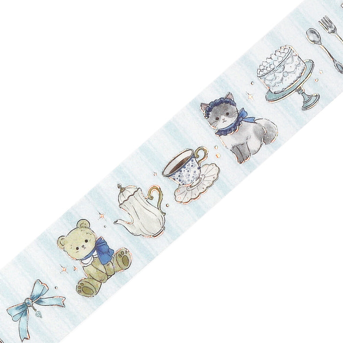BGM 'Fairy Tale Party' Foil Washi Tape - Tea Time