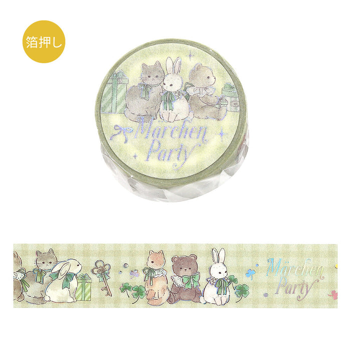 BGM 'Fairy Tale Party' Foil Washi Tape - Garden