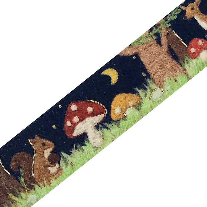 BGM 'Pieni Stitch' Foil Washi Tape - Small Forest