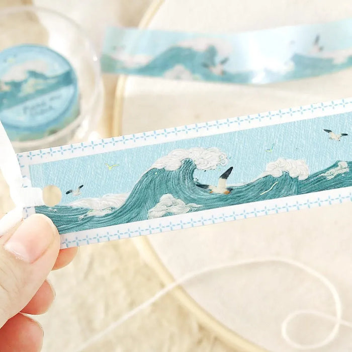 BGM 'Pieni Stitch' Foil Washi Tape - Small Sea