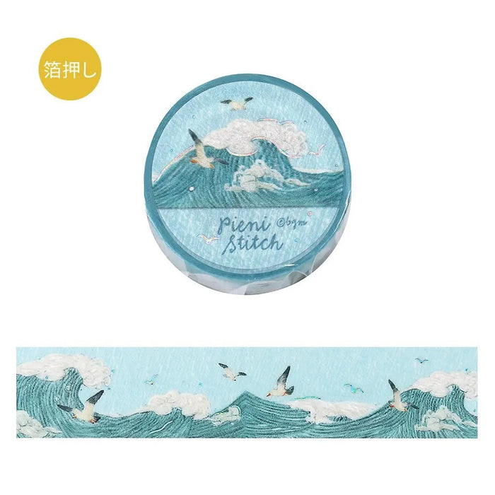 BGM 'Pieni Stitch' Foil Washi Tape - Small Sea