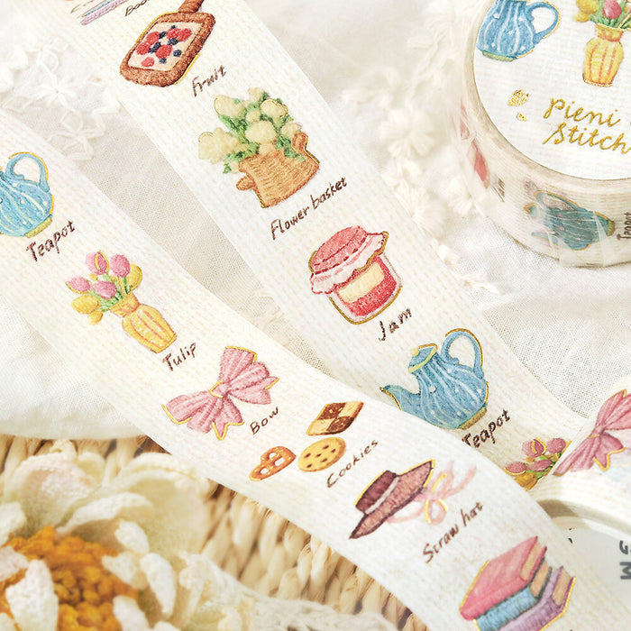 BGM 'Pieni Stitch' Foil Washi Tape - Small Room