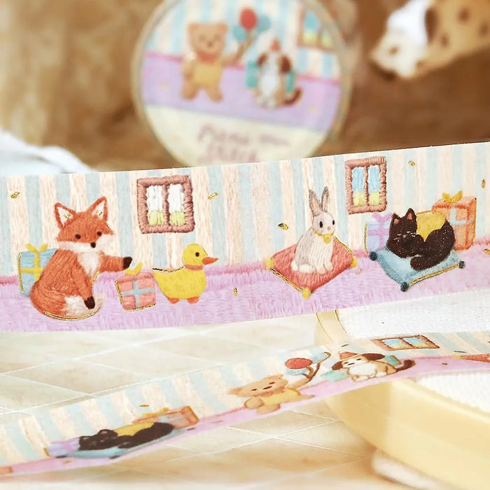 BGM 'Pieni Stitch' Foil Washi Tape - Small Party
