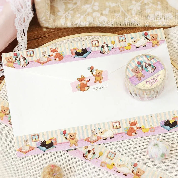 BGM 'Pieni Stitch' Foil Washi Tape - Small Party