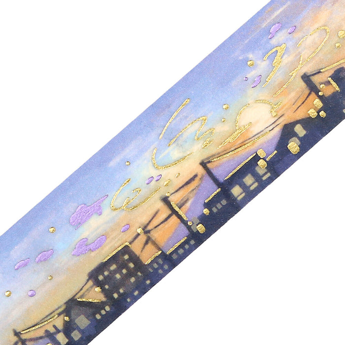 BGM 'Sky Picture Book' Foil Washi Tape - Sunset