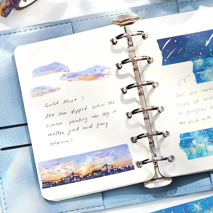 BGM 'Sky Picture Book' Foil Washi Tape - Sunset