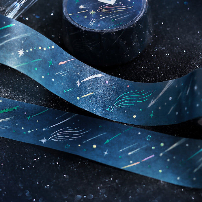 BGM 'Sky Picture Book' Foil Washi Tape - Meteor