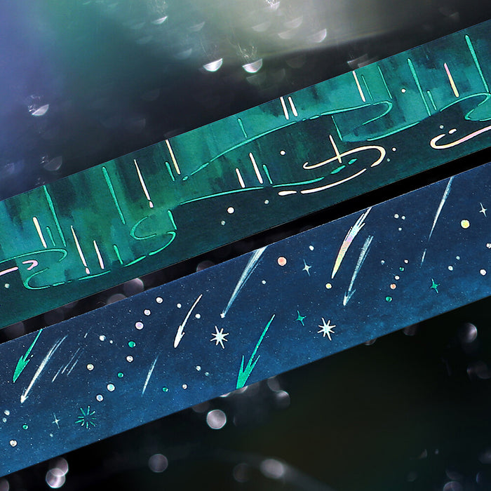 BGM 'Sky Picture Book' Foil Washi Tape - Polar Light