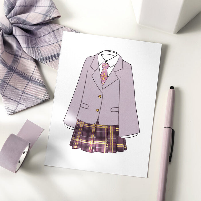 BGM 'School Colours' Washi Tape Set - Mauve Pink