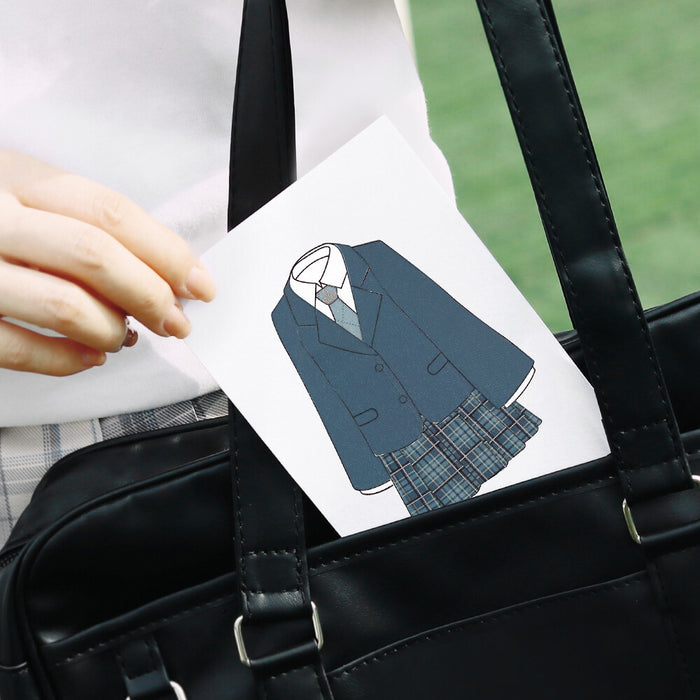 BGM 'School Colours' Washi Tape Set - Smoke Blue