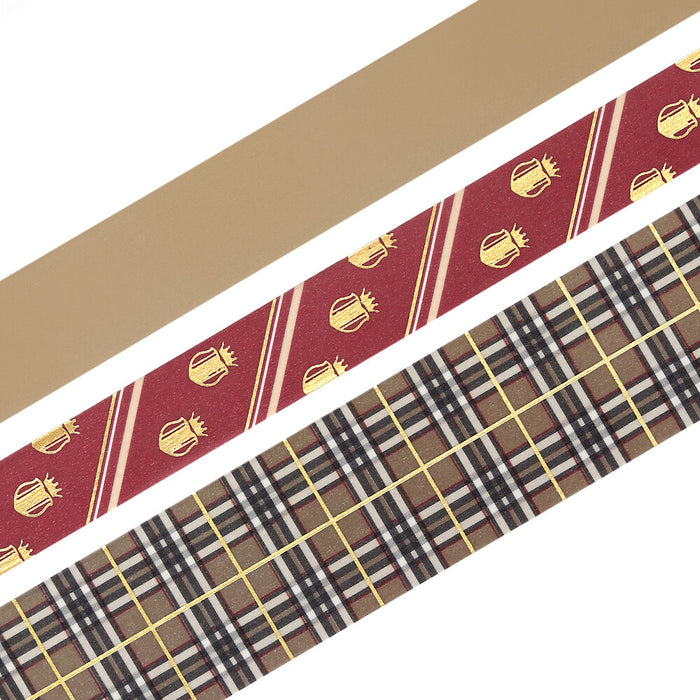 BGM 'School Colours' Washi Tape Set - Caramel