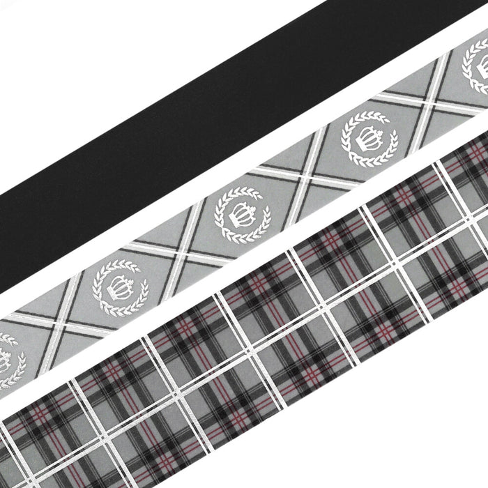 BGM 'School Colours' Washi Tape Set - Gray