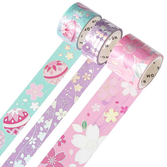 BGM 'Kimono' Washi Tape Set - Cherry Blossoms