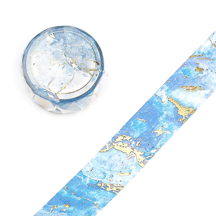 BGM Japan Stone Pattern Washi Tape - Sky Blue