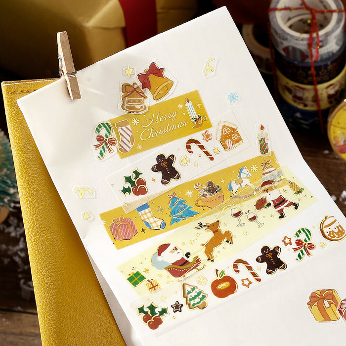BGM Christmas Foil Washi Tape - Mini Objet D'Art