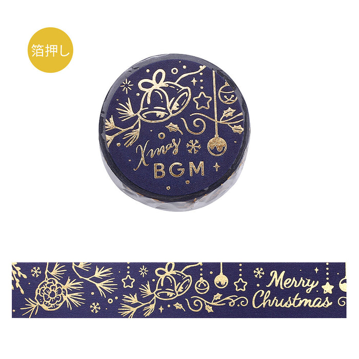 BGM Christmas Foil Washi Tape - Shining Christmas