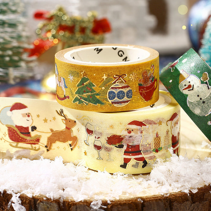 BGM Christmas Foil Washi Tape - Santa's Coming