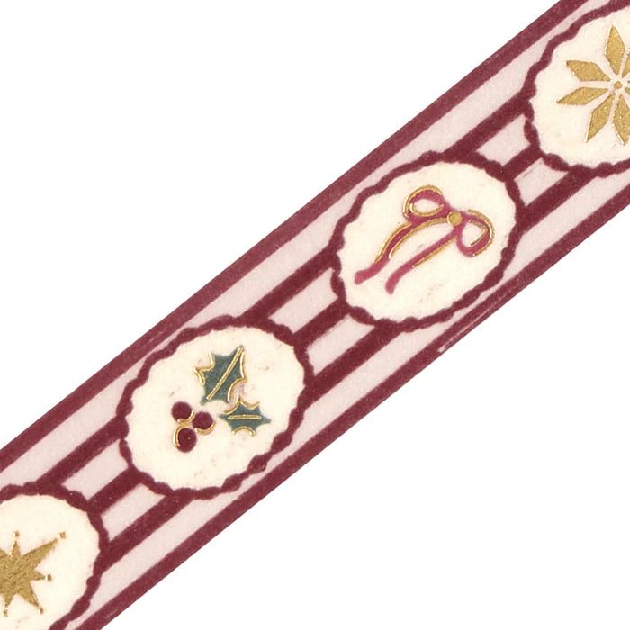 BGM Christmas Washi Tape - Holiday Pattern