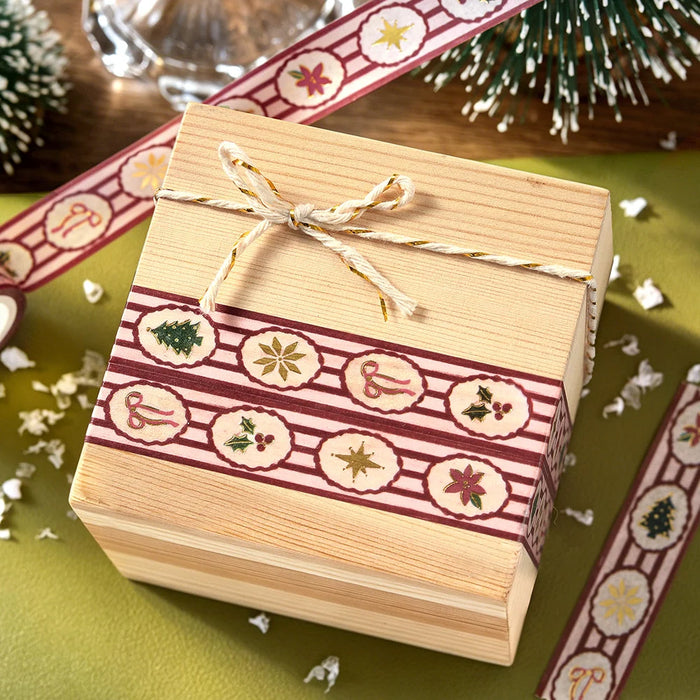 BGM Christmas Washi Tape - Holiday Pattern