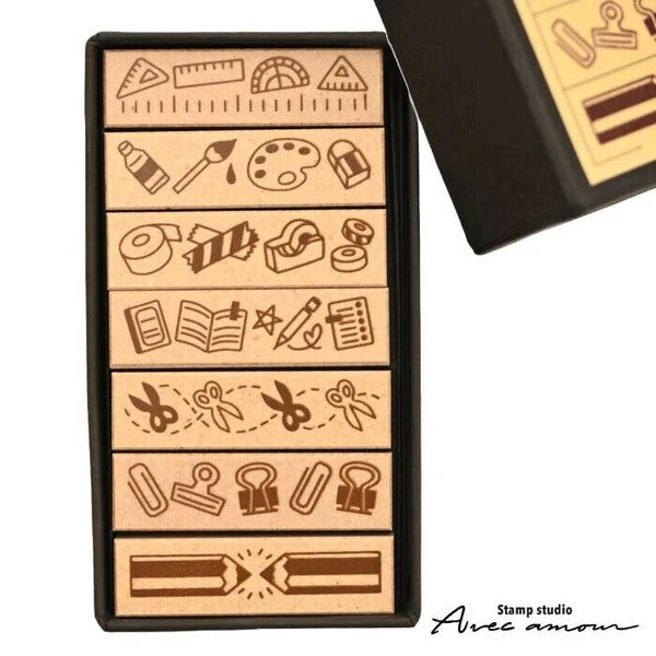 Stamp Set - Stationery Borders