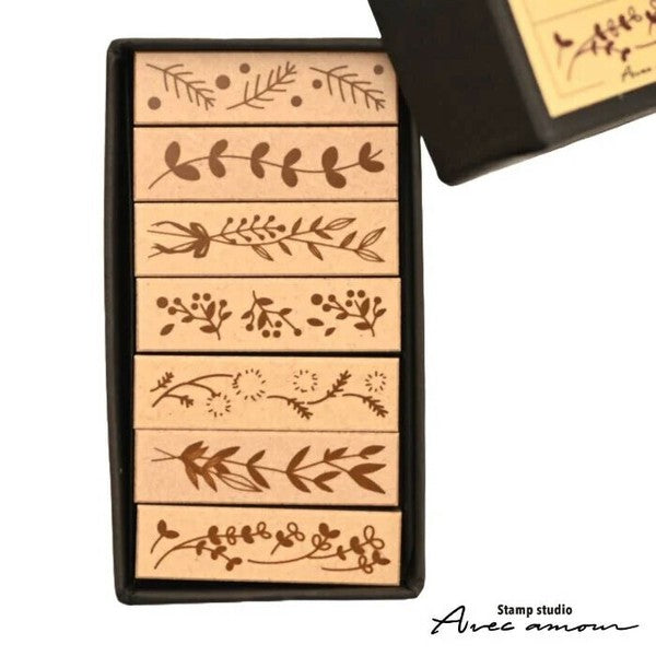 Stamp Set - Leaf Borders
