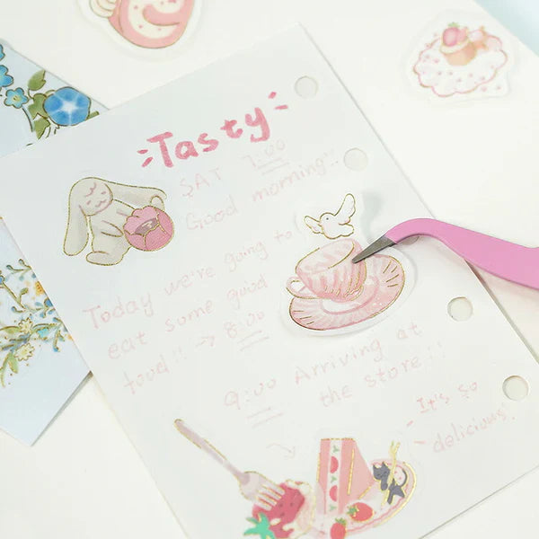 BGM Sticker Tweezers- Pink