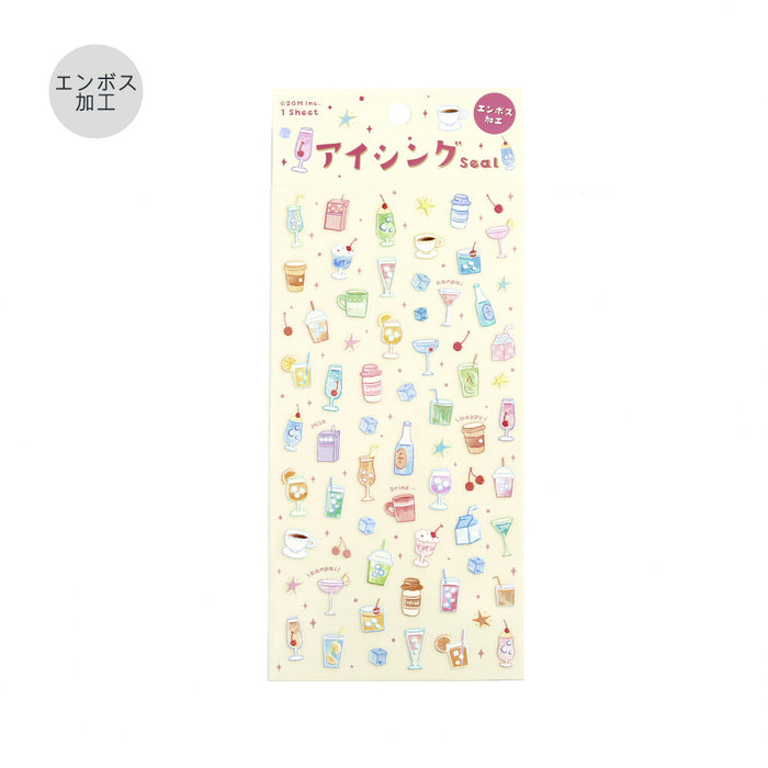 BGM 'Icing' Series Embossed Stickers - Soft Drink