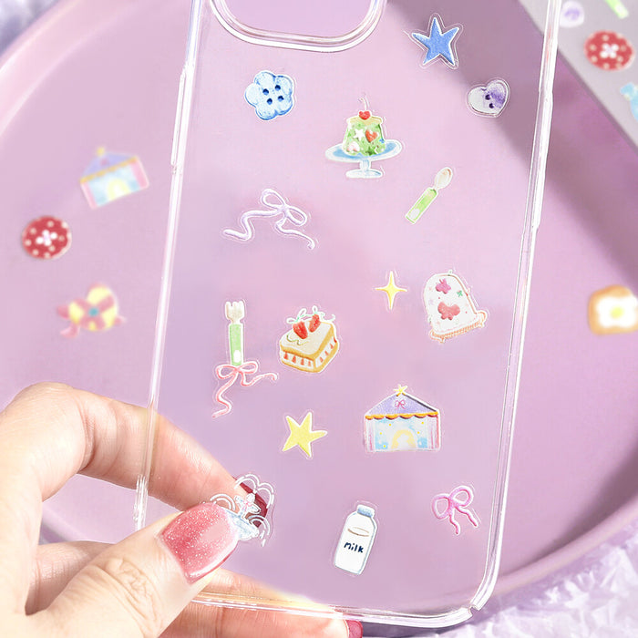 BGM 'Icing' Series Embossed Stickers - Colours of Life