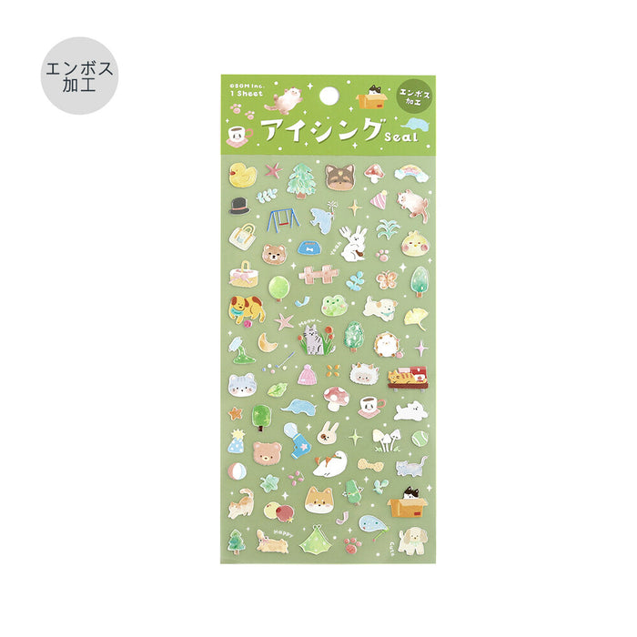 BGM 'Icing' Series Embossed Stickers - Animals