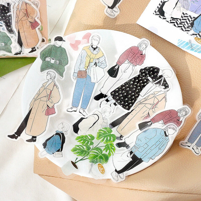 BGM 'Me Today' Coordinate Flake Stickers - Casual
