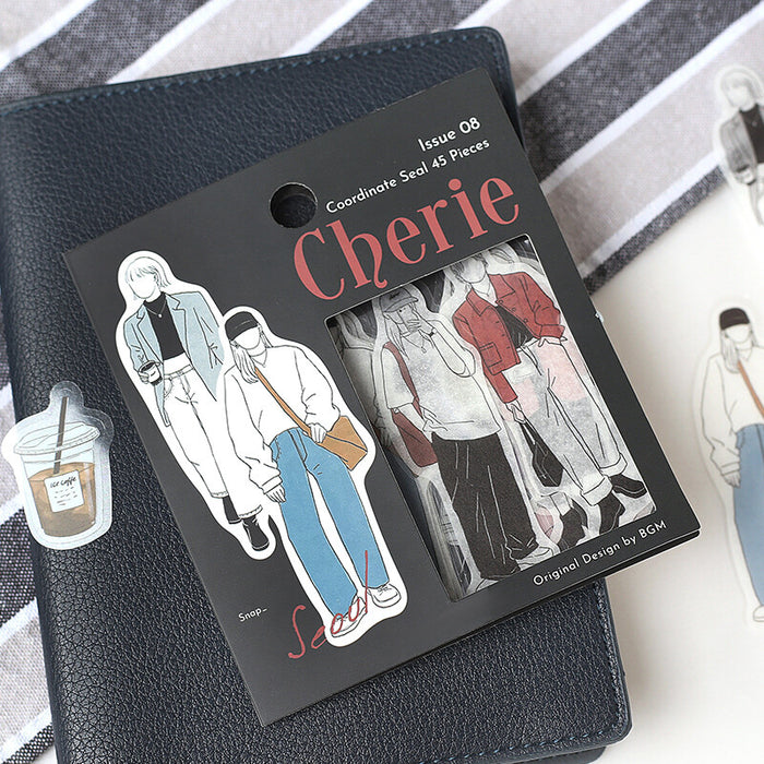 BGM 'Cherie' Coordinate Flake Stickers - Seoul