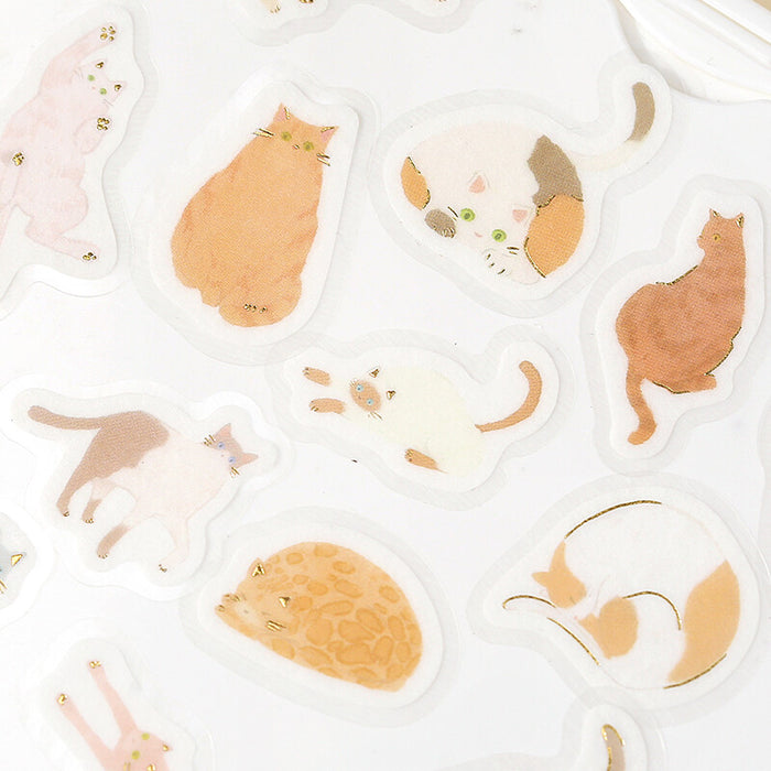 BGM Washi Paper Deco Stickers - Cats