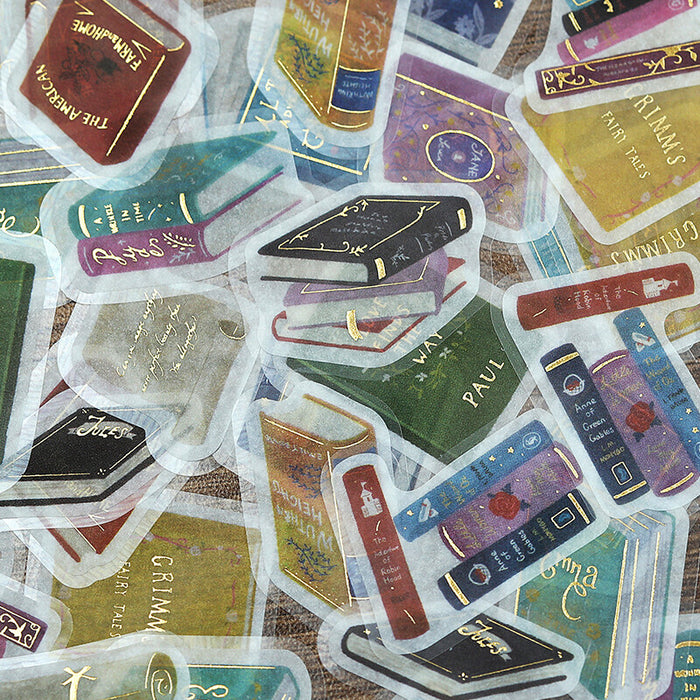 BGM Washi Paper Deco Stickers - Books