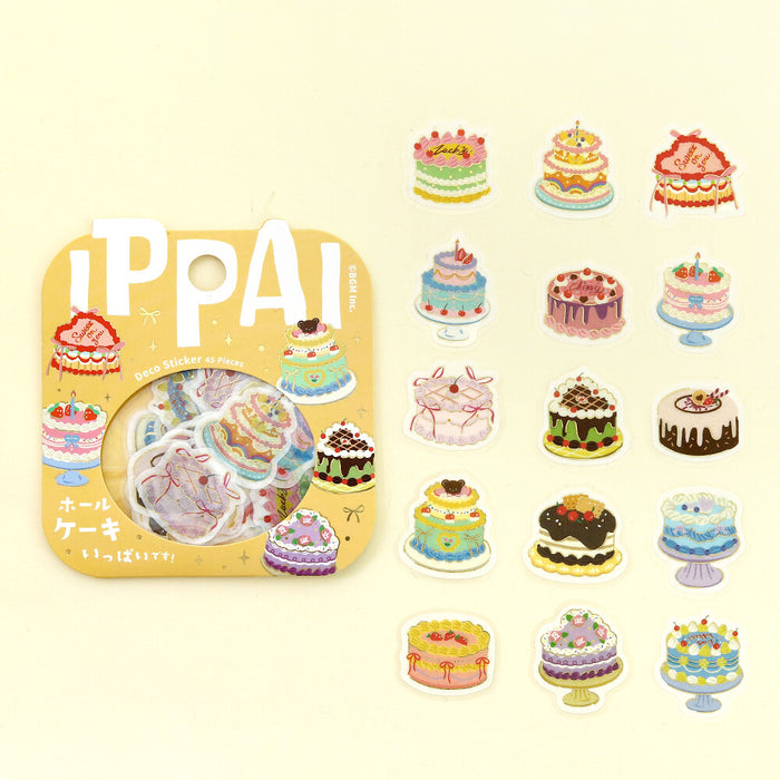 BGM Washi Paper Deco Stickers - Cakes