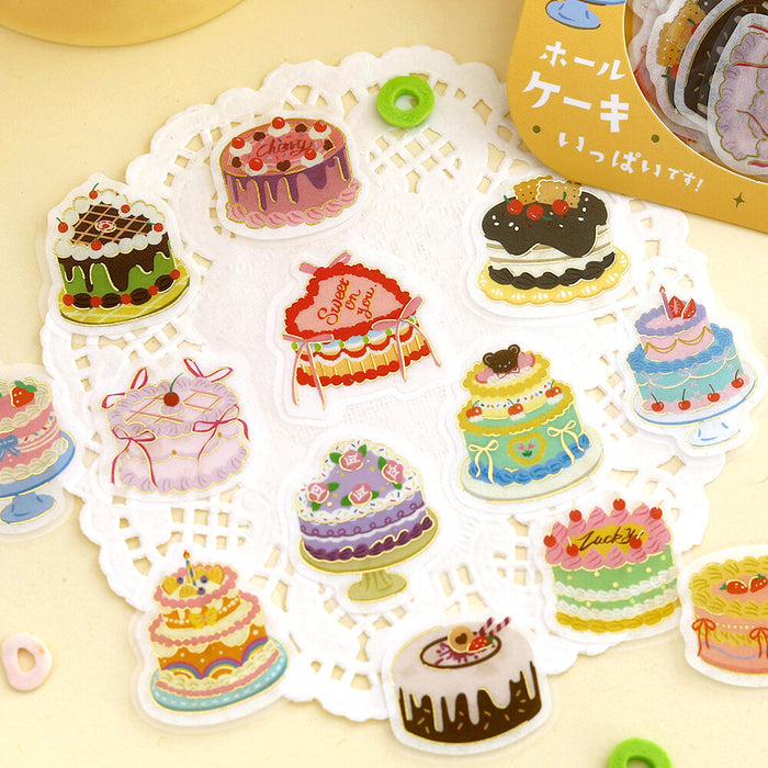 BGM Washi Paper Deco Stickers - Cakes