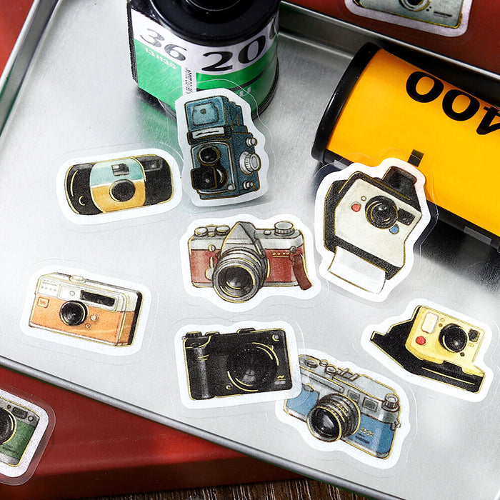 BGM Washi Paper Deco Stickers - Cameras