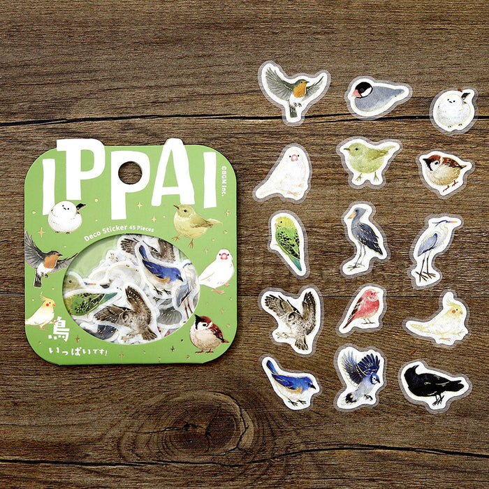 BGM Washi Paper Deco Stickers - Birds